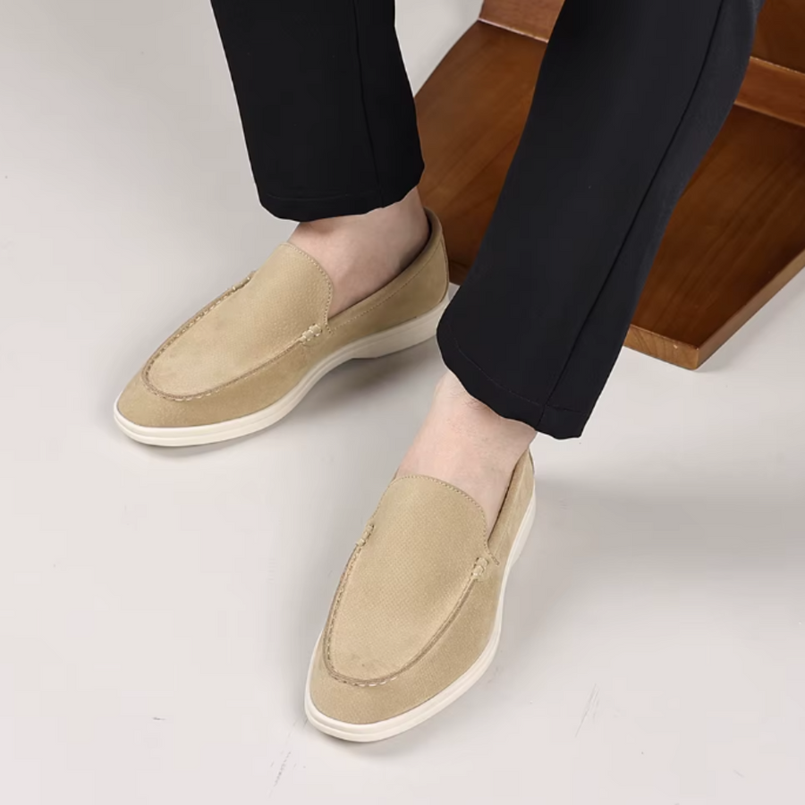 Klassische Wildleder-Loafer