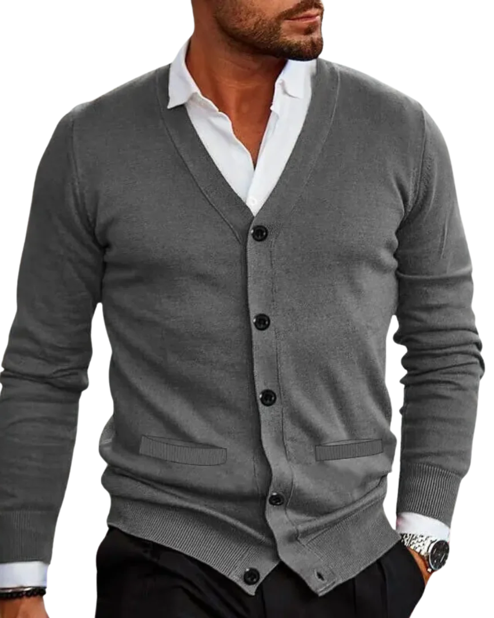 Stilvolle Strickjacke