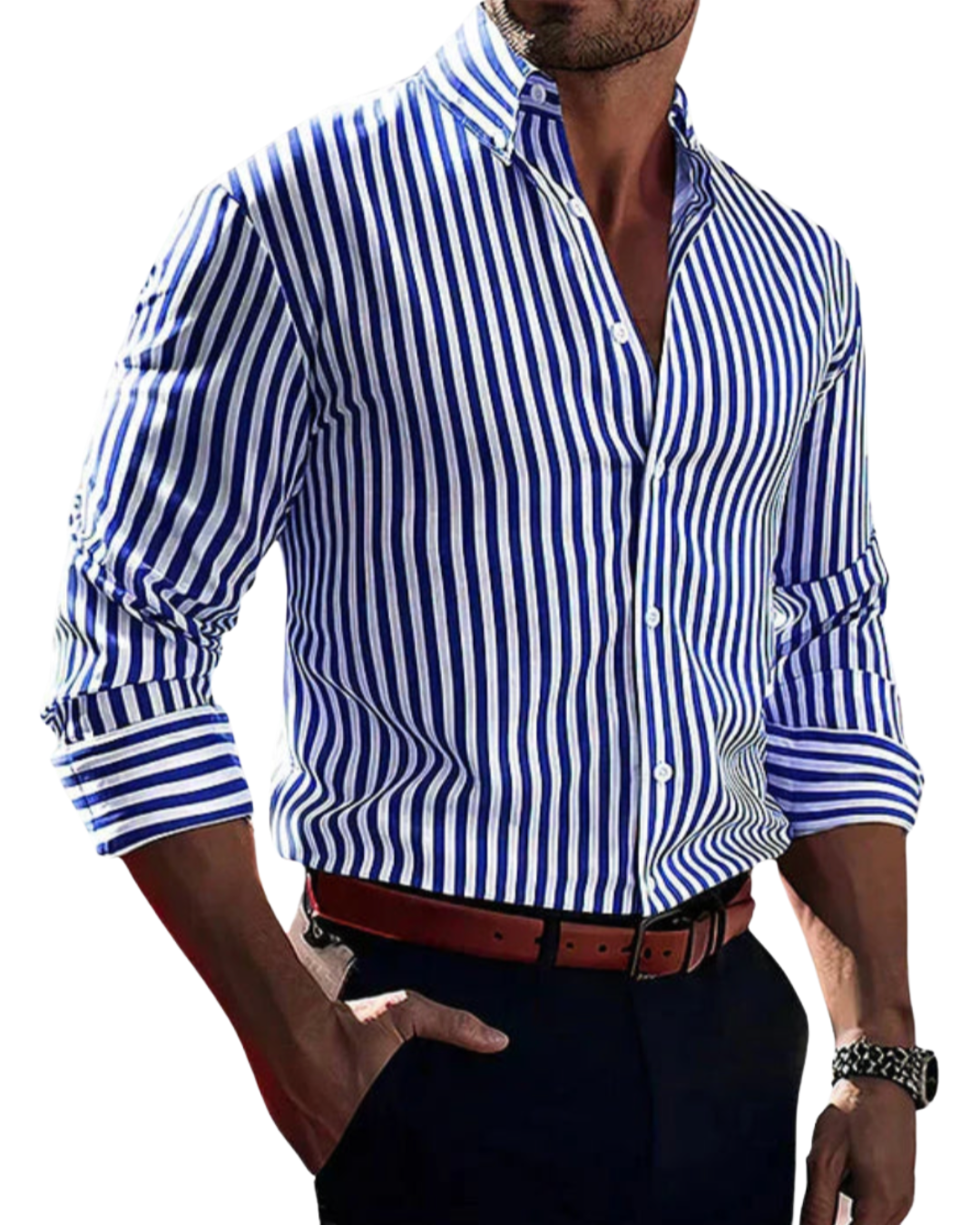 Roan | Hemd mit auffälligen Streifen