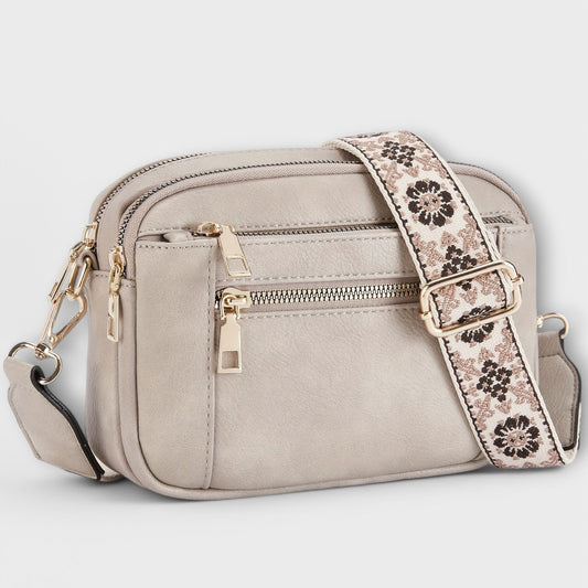 Lora. - Crossbody Tasche aus veganem Leder