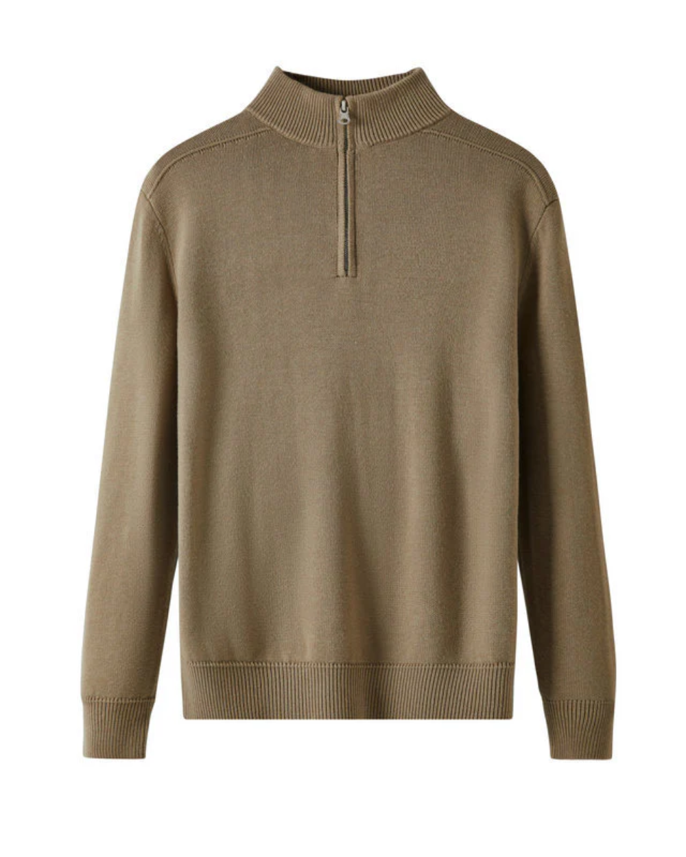 Capri Pullover mit Reißverschluss aus Merinowolle