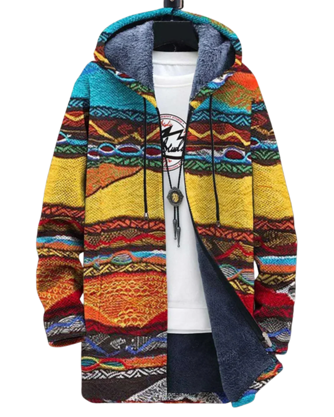 Heinz | Luxuriöse, künstlerische Strickjacke