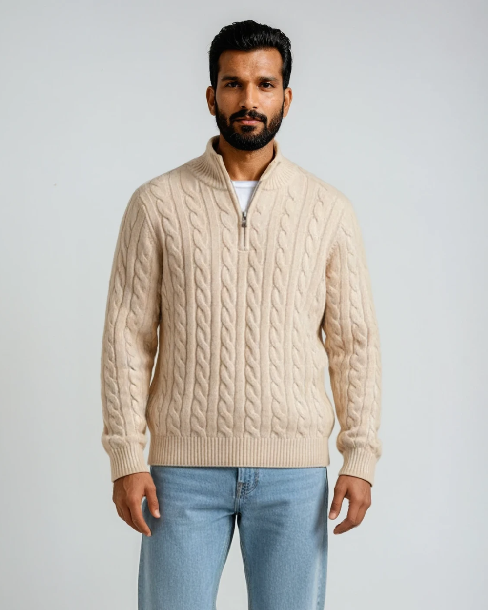 Givalli Pullover mit Reißverschluss