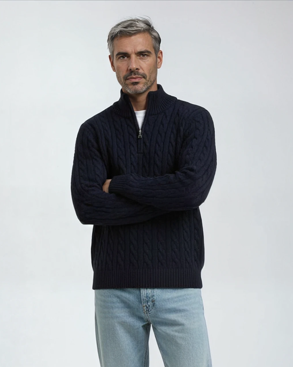 Givalli Pullover mit Reißverschluss