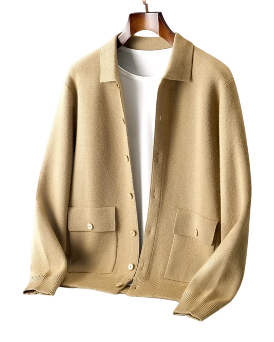 Janus Strickjacke aus Merinowolle