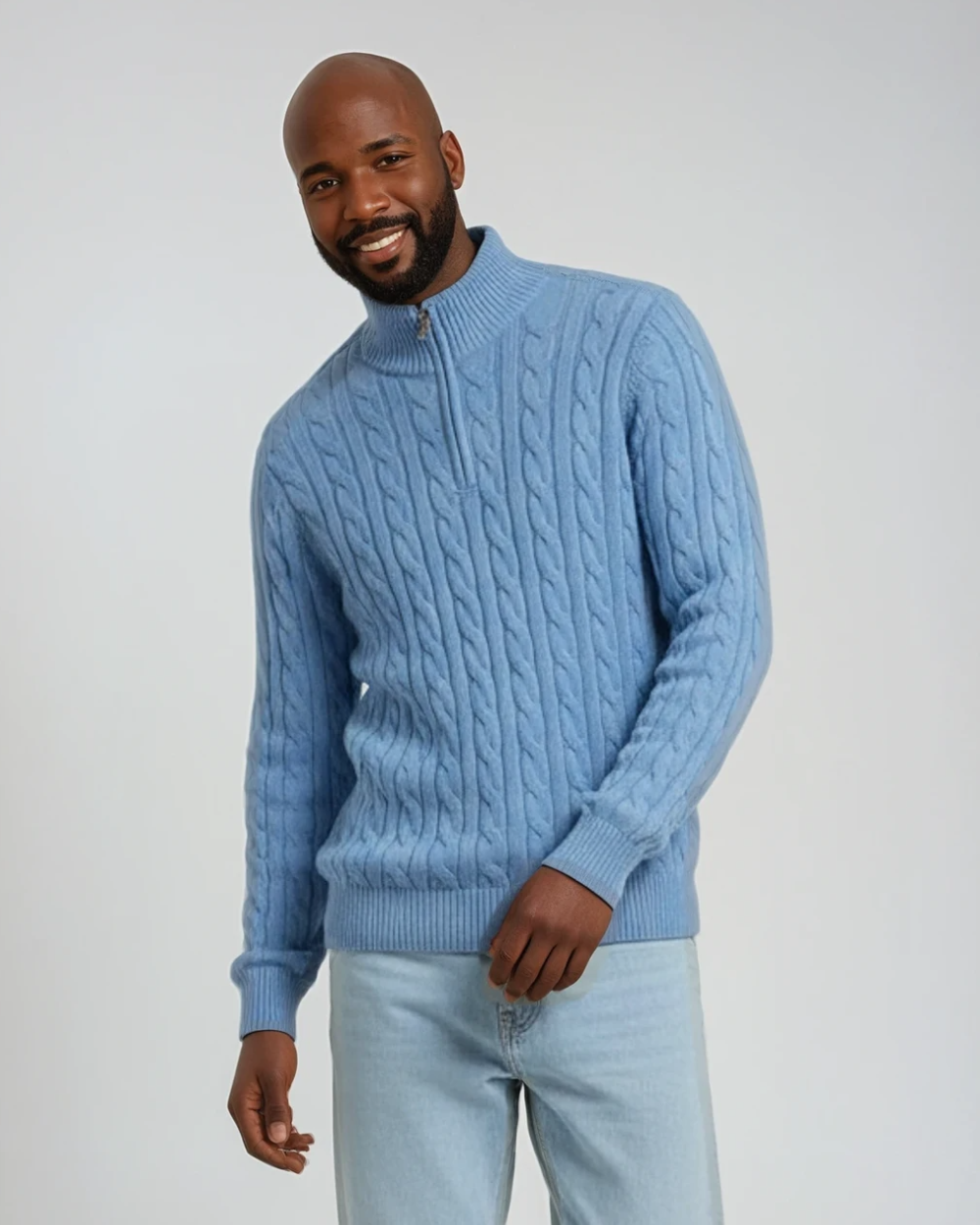 Givalli Pullover mit Reißverschluss