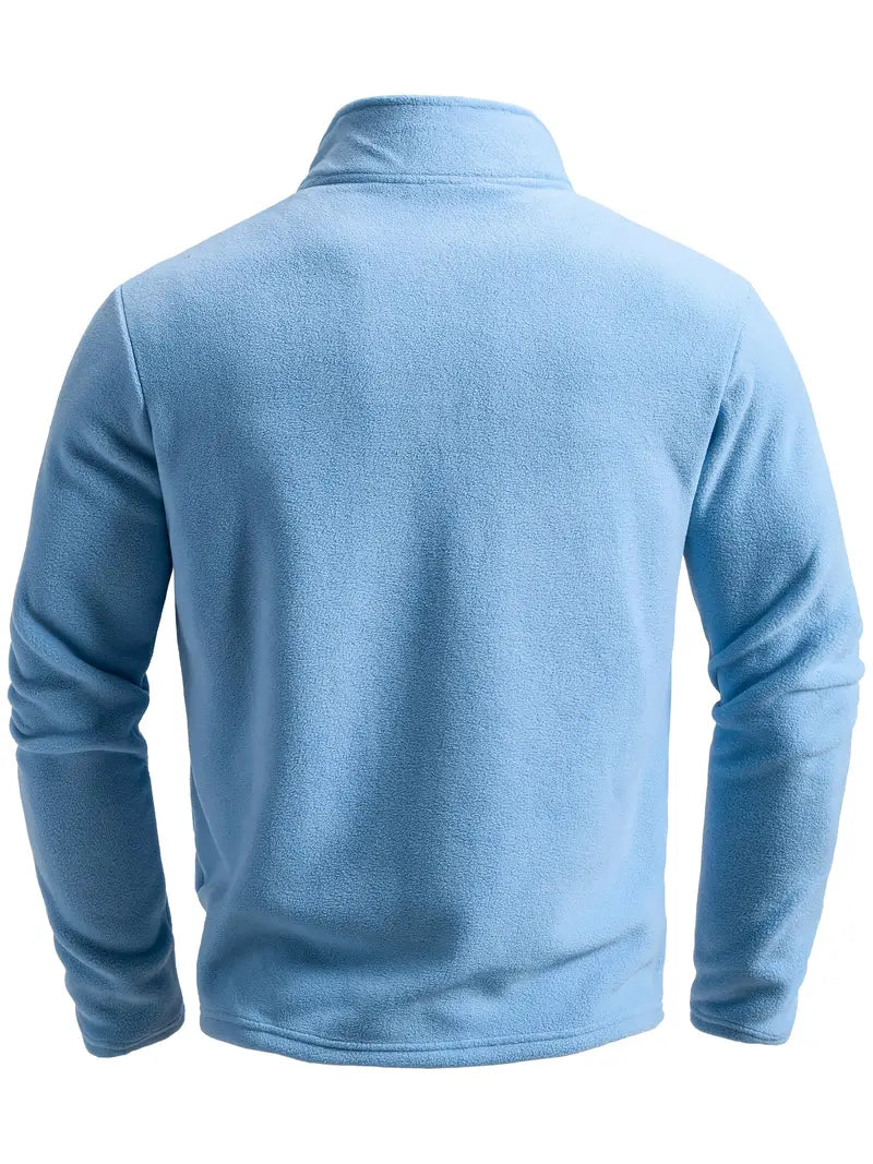 Langärmeliger Pullover mit Reißverschluss