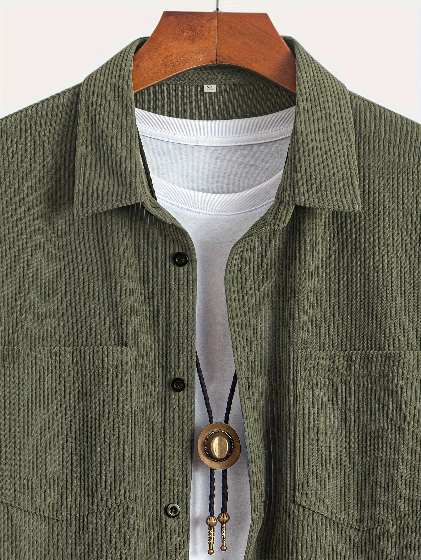 Lässige Cord-Strickjacke