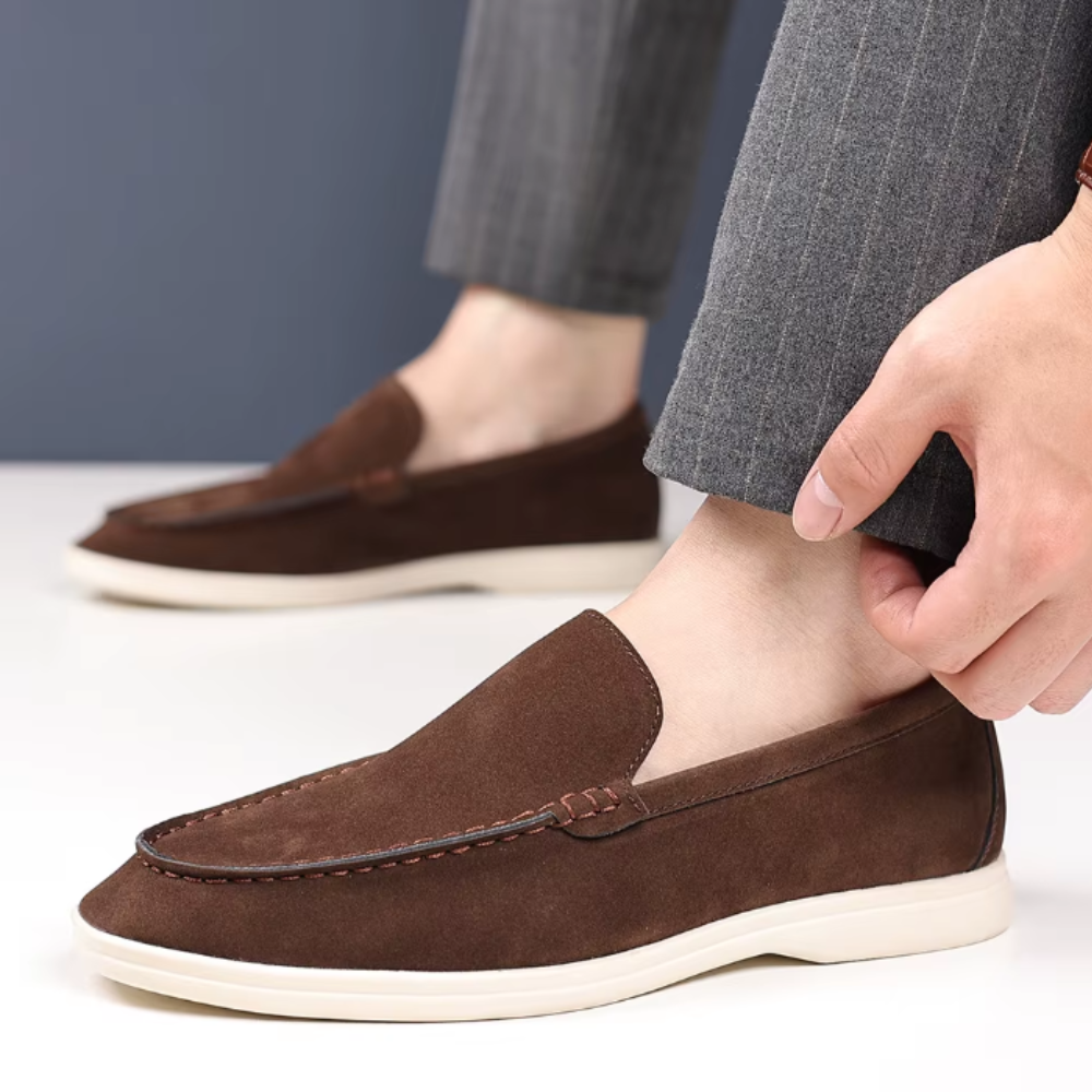 Luxuriöse Wildleder-Loafer