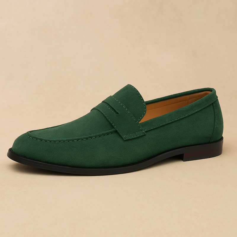 Old Money Penny Loafers aus Wildleder