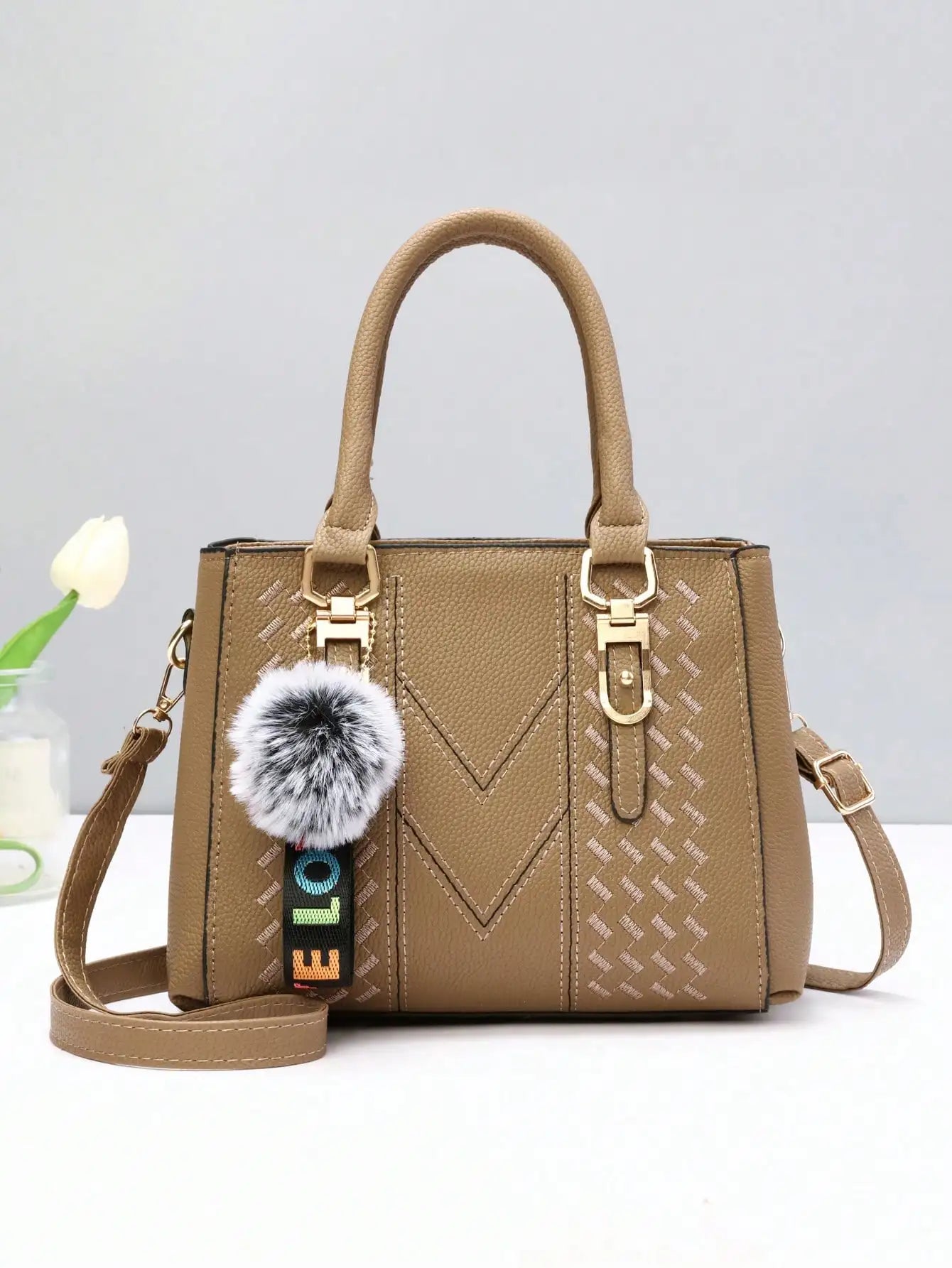 Modische Damen-Crossbody-Tasche mit Stickerei