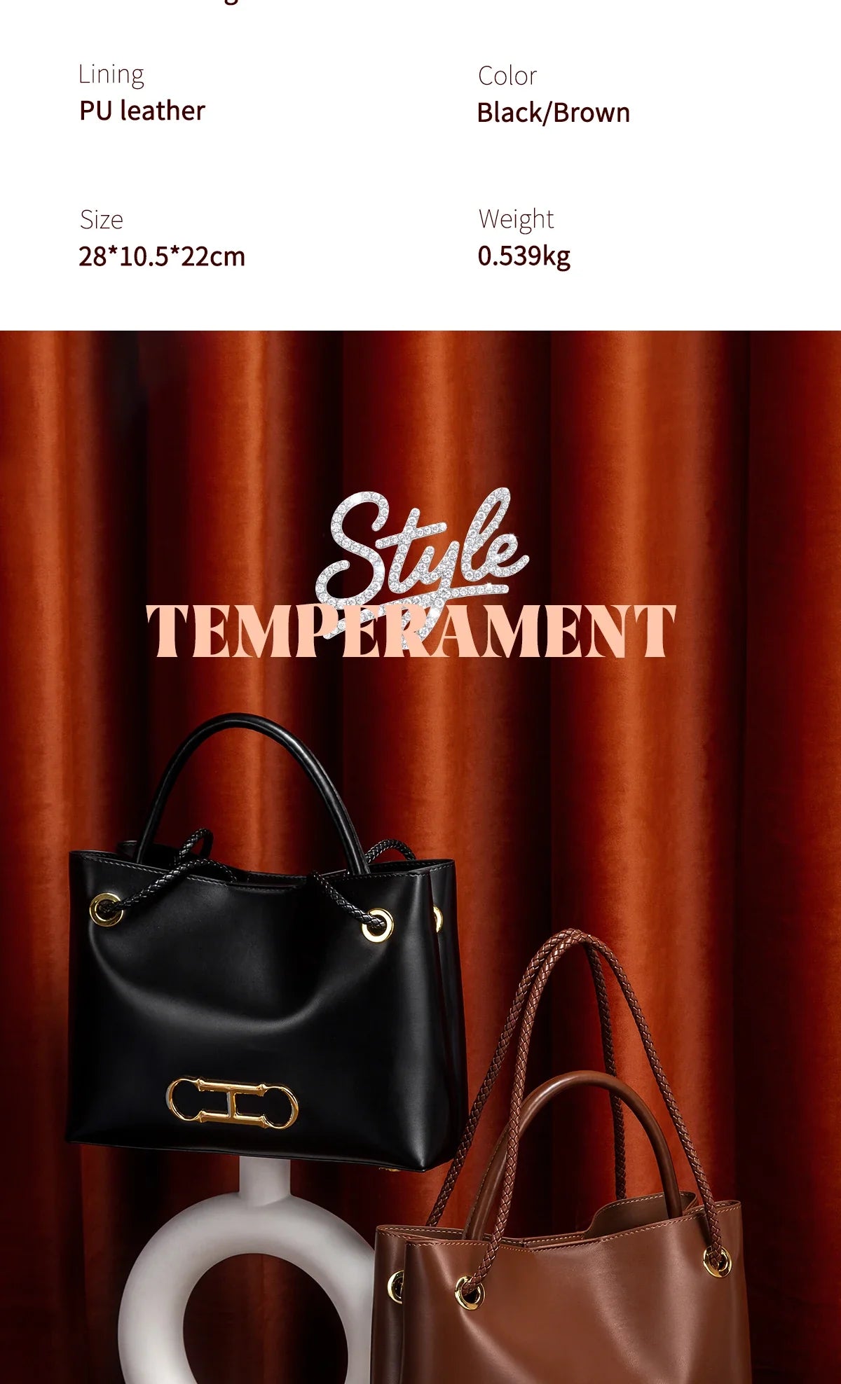 Klassische Luxus-Handtasche für Damen