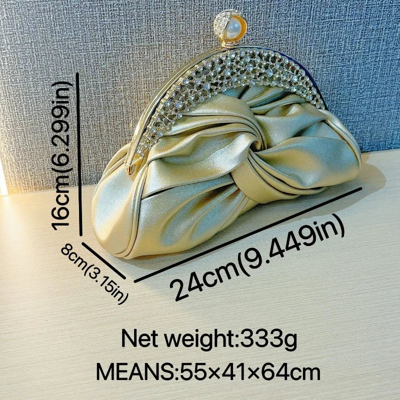 Luxuriöse Glitzer-Clutch für Damen