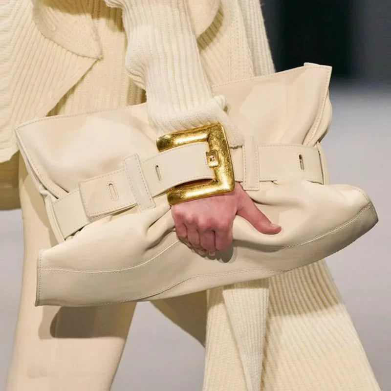 Luxuriöse Damenhandtasche aus weichem Leder