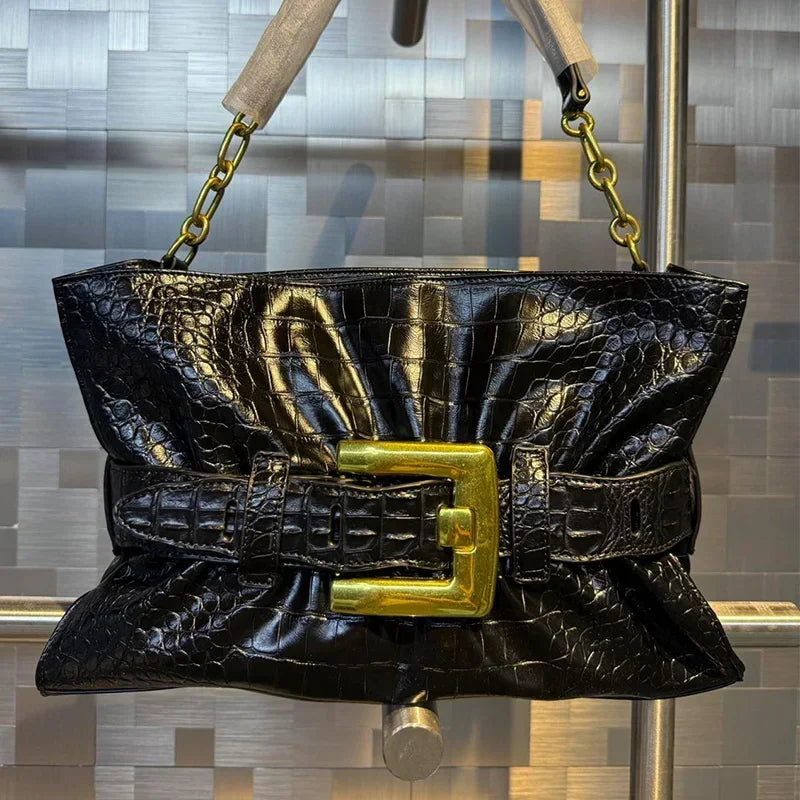 Luxuriöse Damenhandtasche aus weichem Leder