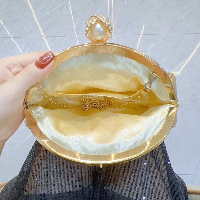 Luxuriöse Glitzer-Clutch für Damen