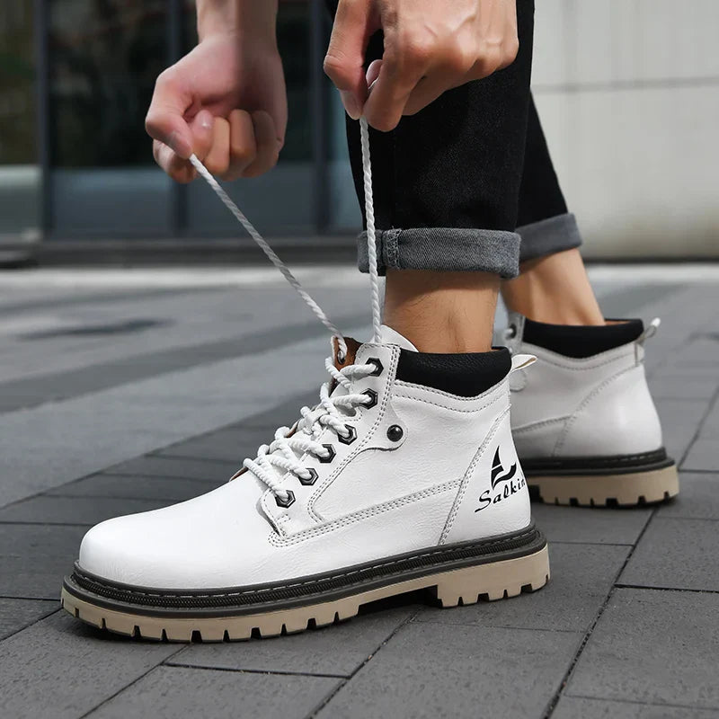 Elegante Lederstiefel