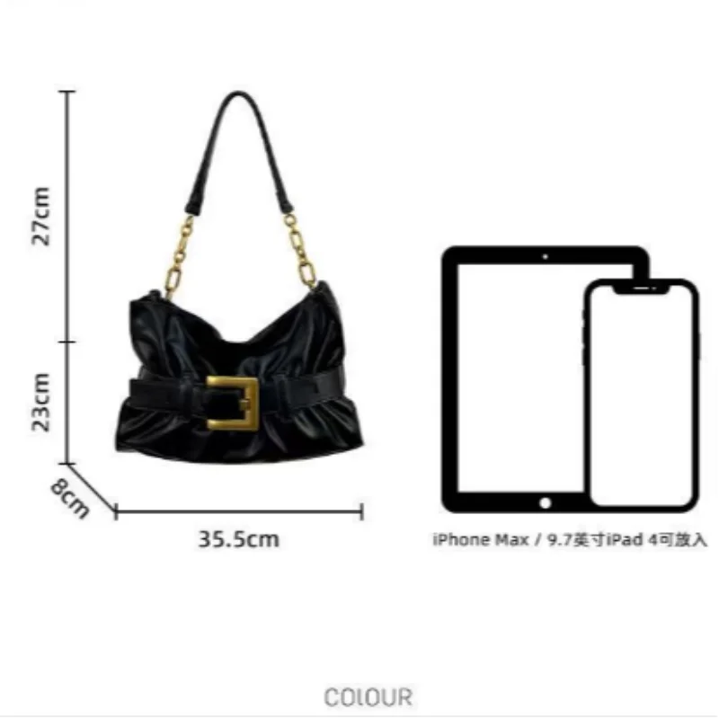 Luxuriöse Damenhandtasche aus weichem Leder