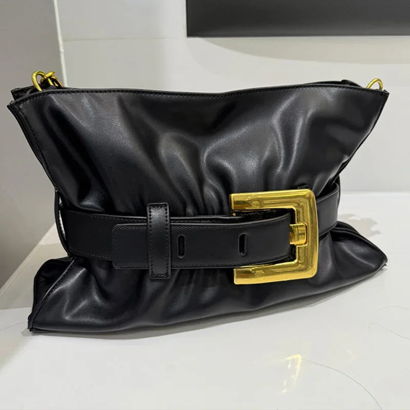 Luxuriöse Damenhandtasche aus weichem Leder