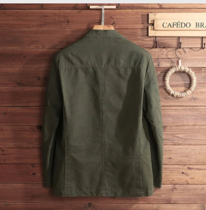 Blazer aus italienischer Baumwolle