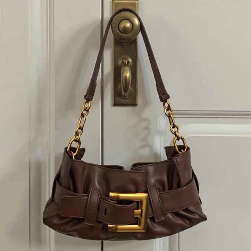 Luxuriöse Damenhandtasche aus weichem Leder