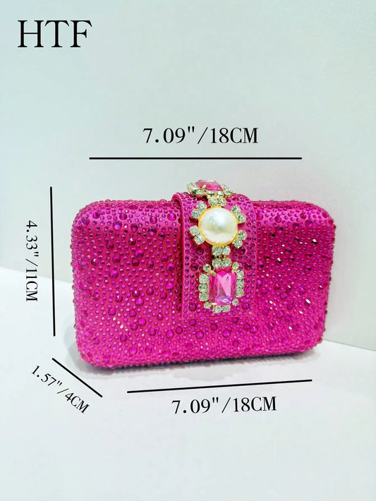 Glitzernde Crossbody-Abendtasche