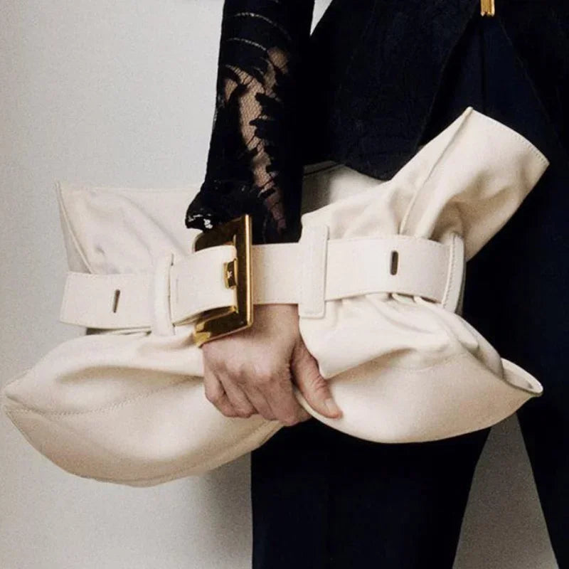 Luxuriöse Damenhandtasche aus weichem Leder