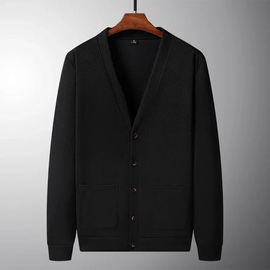 Elegante Strickjacke mit V-Ausschnitt