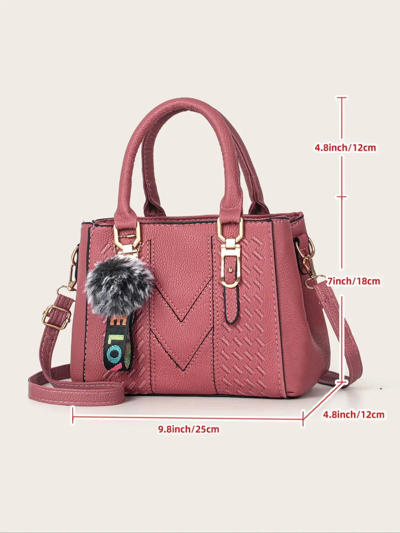 Modische Damen-Crossbody-Tasche mit Stickerei