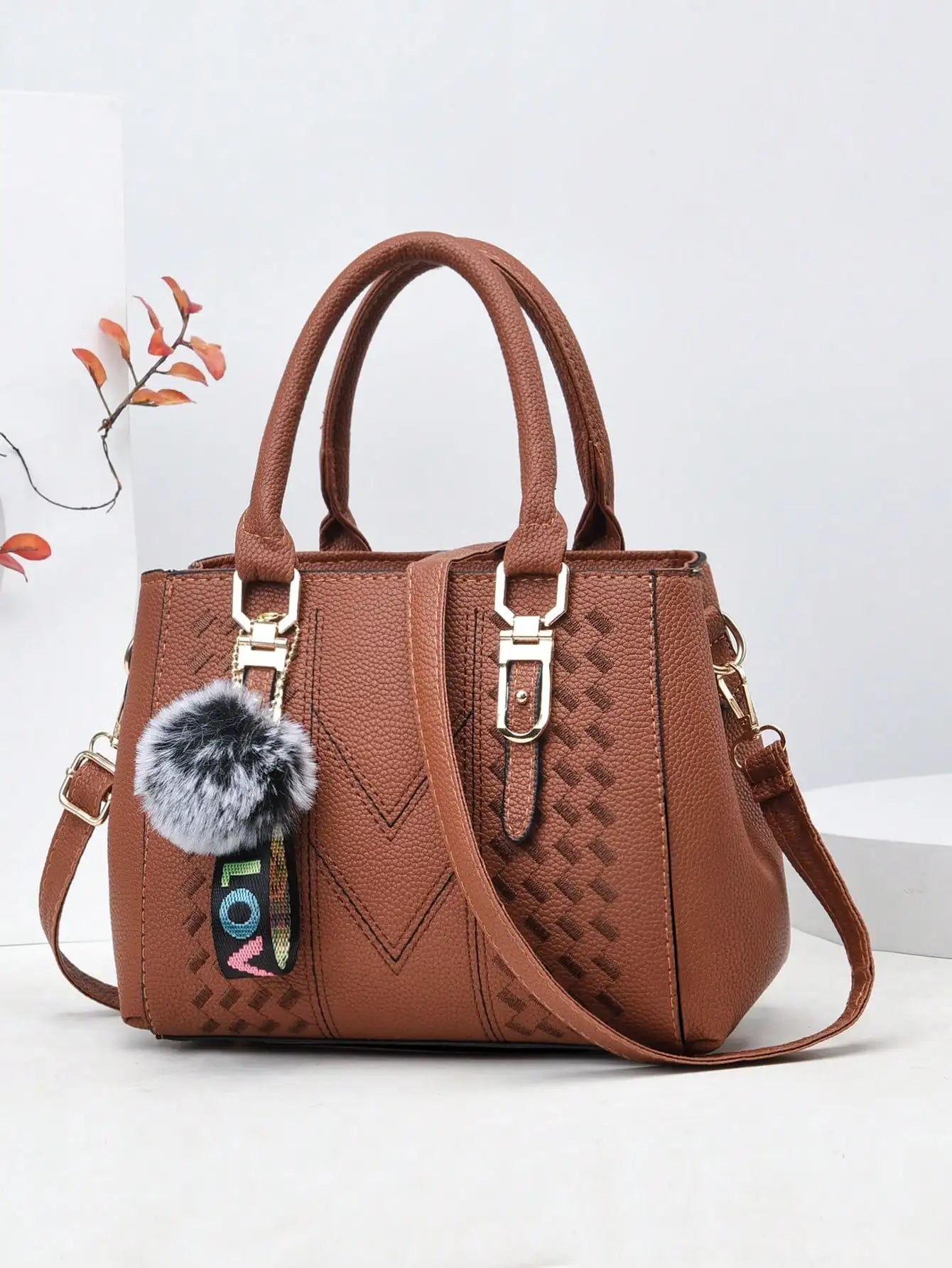 Modische Damen-Crossbody-Tasche mit Stickerei