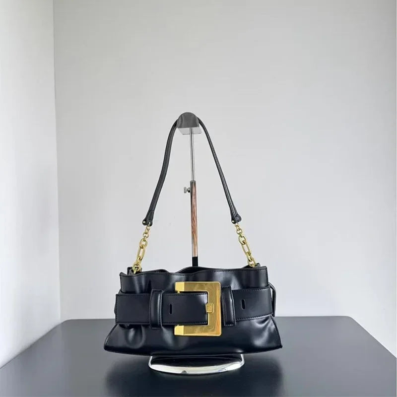 Luxuriöse Damenhandtasche aus weichem Leder