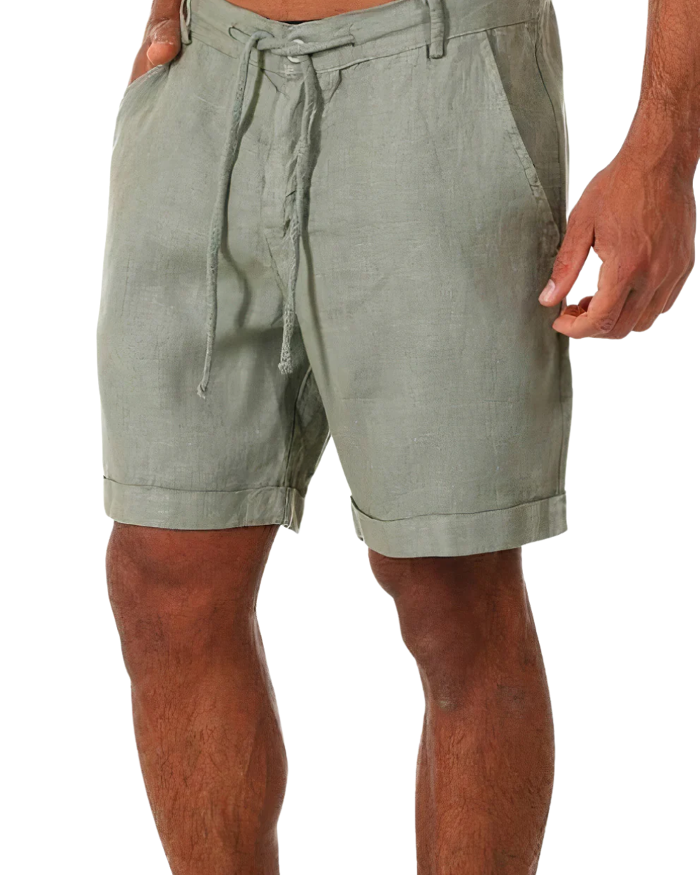 Sommer-Shorts aus Leinen