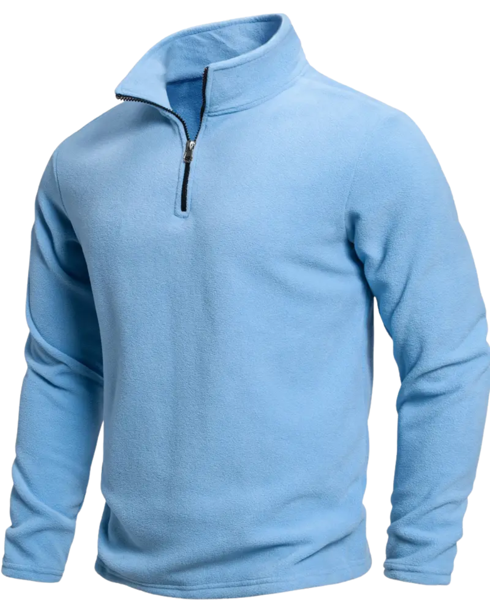 Langärmeliger Pullover mit Reißverschluss