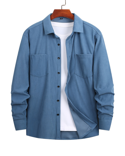 Lässige Cord-Strickjacke