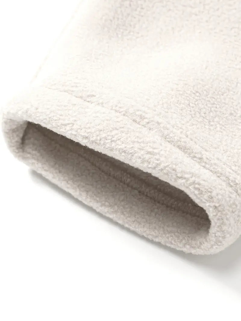 Langärmeliger Pullover mit Reißverschluss