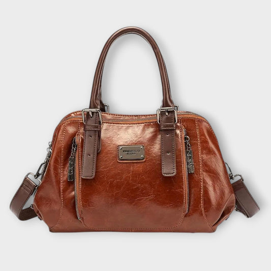Lora. - Elegante Vintage-Schultertasche