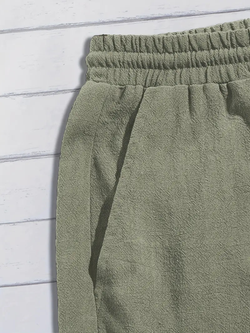 Lässige Leinen-Shorts