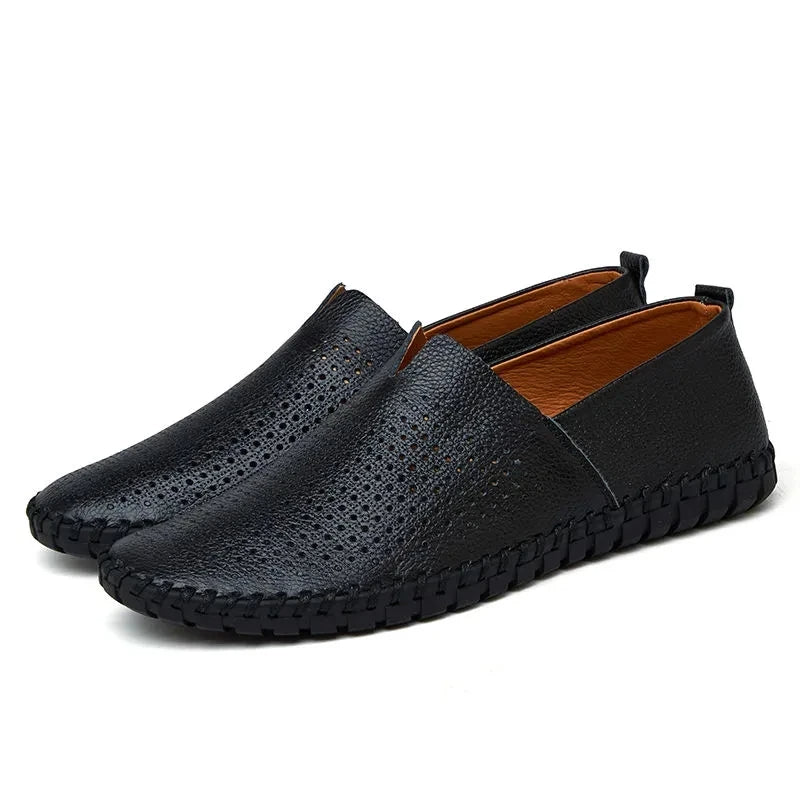 Atmungsaktive Loafer aus Leder