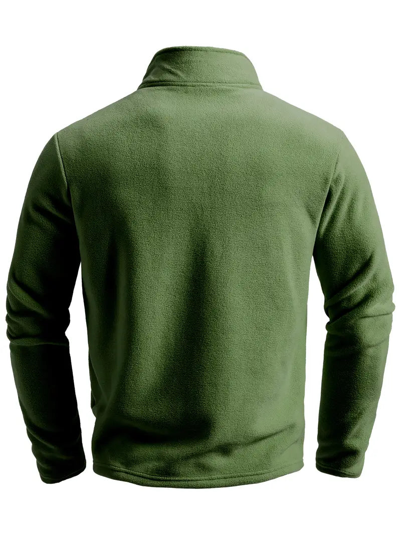 Langärmeliger Pullover mit Reißverschluss
