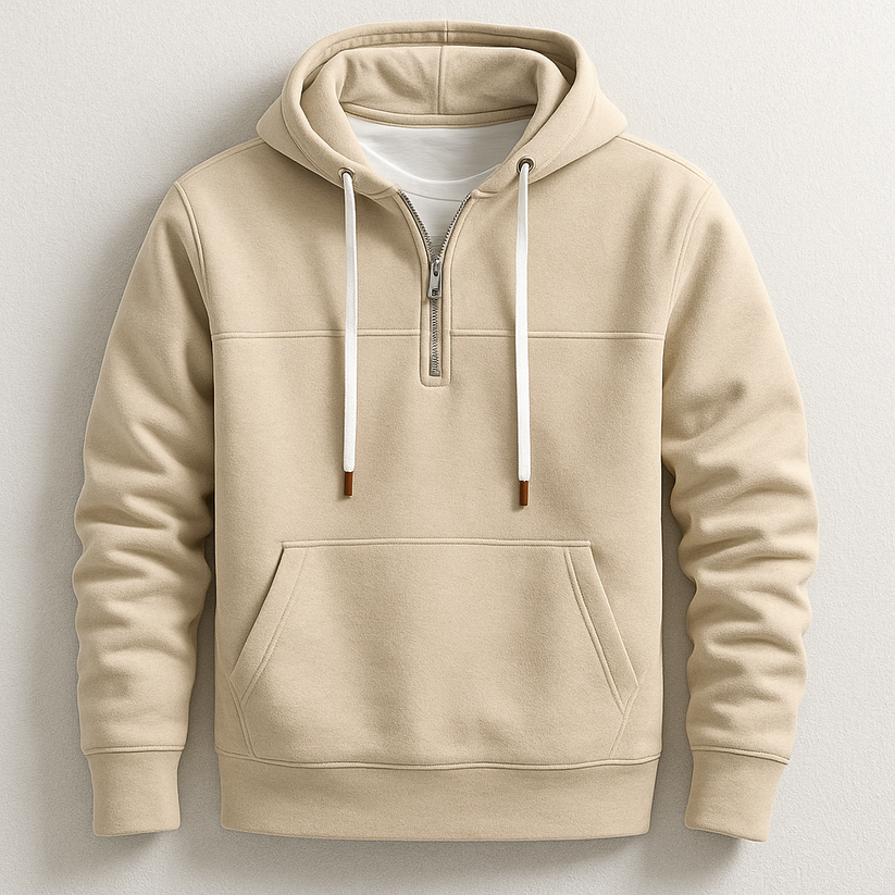 Eleganter Zip-Hoodie