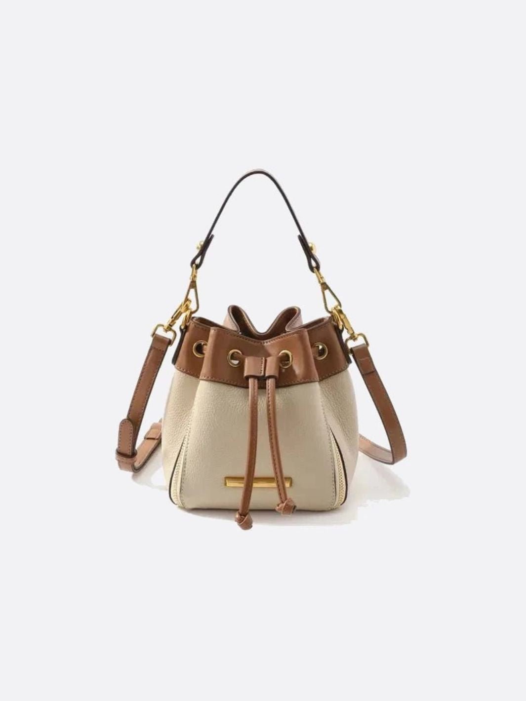 Kleine Leder-Bucket-Bag