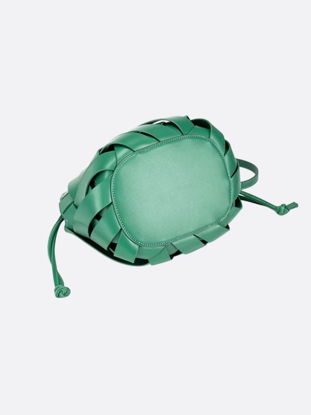 Umhängetasche aus gewebtem Leder