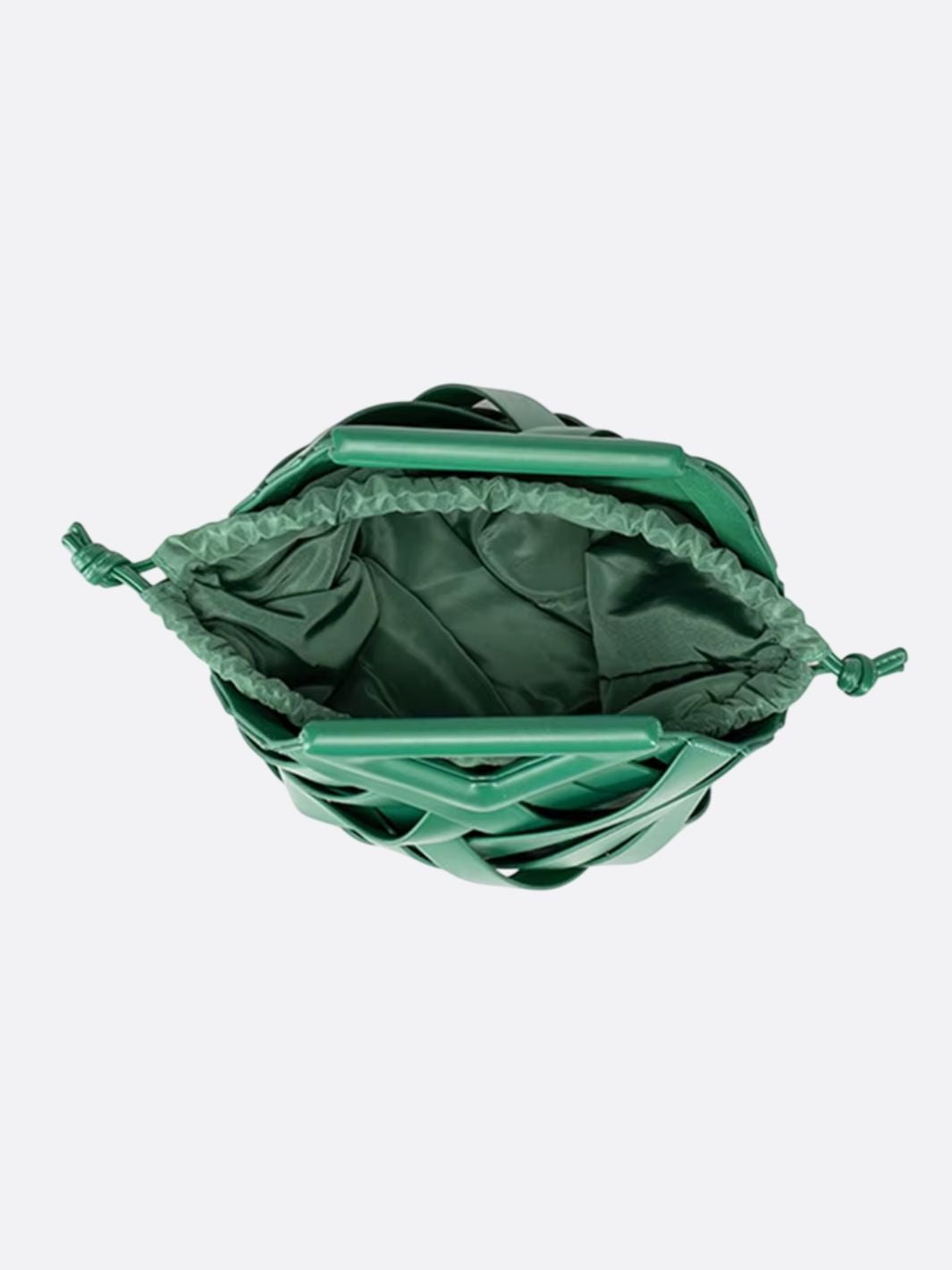 Umhängetasche aus gewebtem Leder