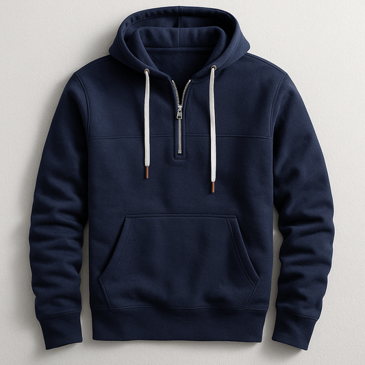 Eleganter Zip-Hoodie