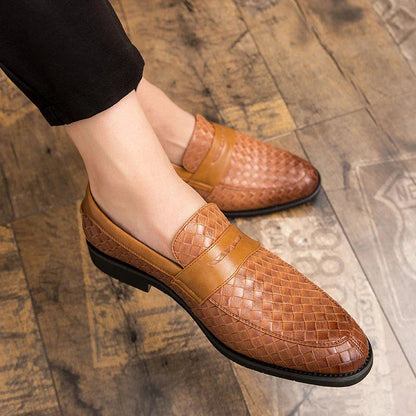 Elegante gewebte Loafers