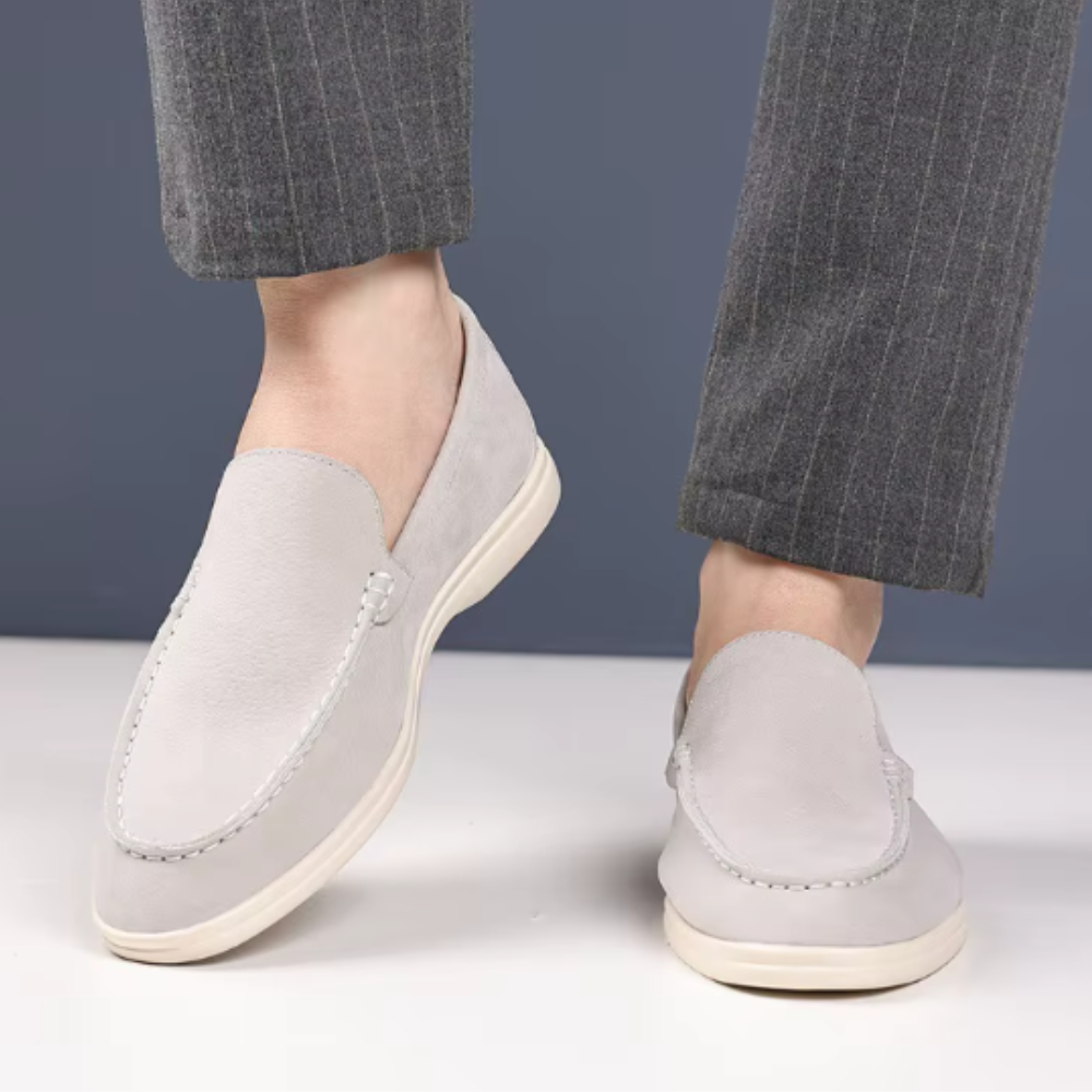Klassische Wildleder-Loafer
