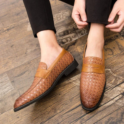 Elegante gewebte Loafers