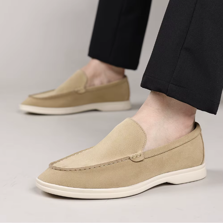 Klassische Wildleder-Loafer