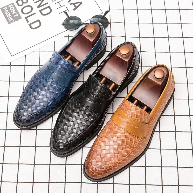 Elegante gewebte Loafers