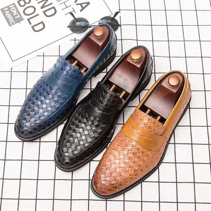 Elegante gewebte Loafers